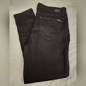 NWT Sevin7 Tummyless High Rise Skinny Jeans Women's 16 Black